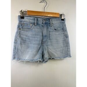 American Eagle Cutoff Jean Shorts‎ Women's Size 0 Denim 5 Pockets Cotton Blend